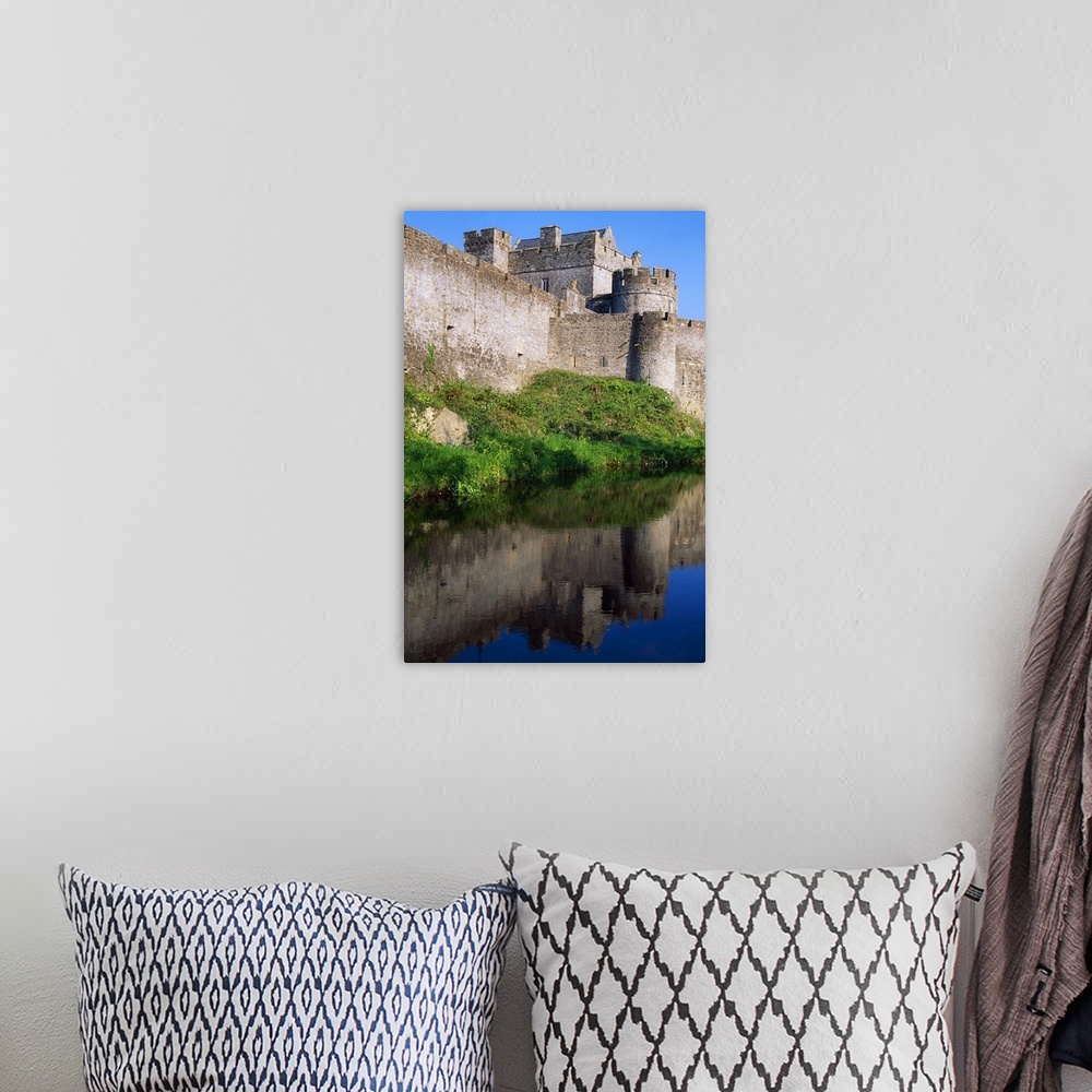 A bohemian room featuring Cahir Castle, River Suir, County Tipperary, Ireland