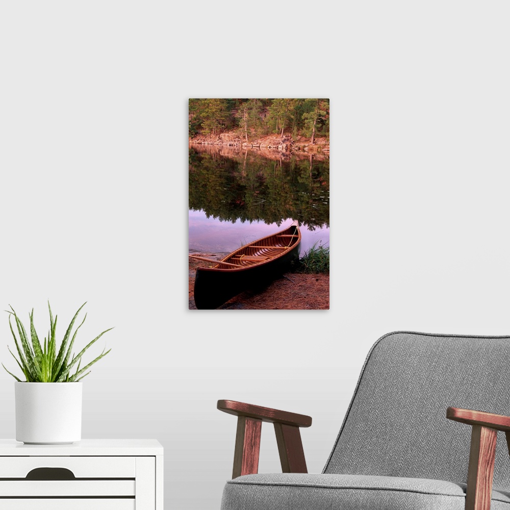 A modern room featuring Canoe, Algonquin Park, Ontario, Canada