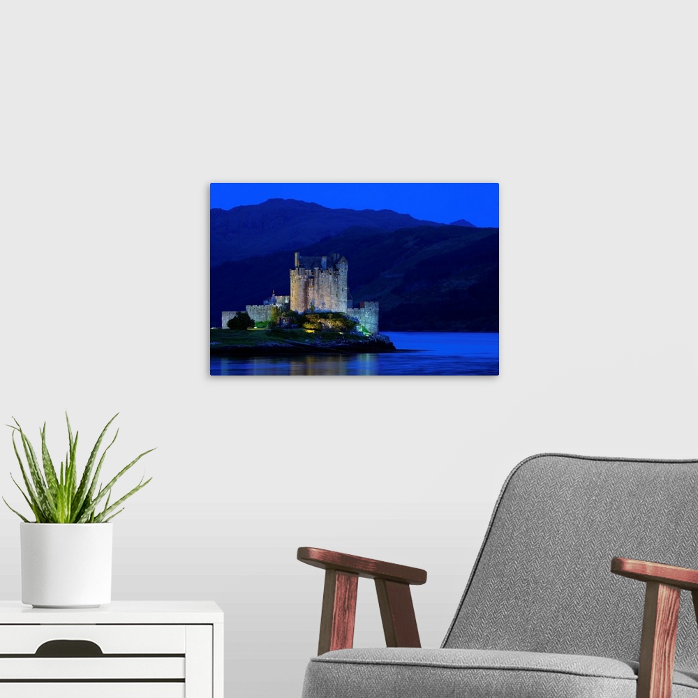 A modern room featuring Castle In Scotland
