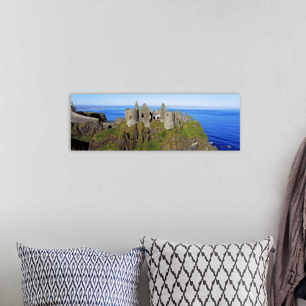 A bohemian room featuring Castle On A Cliff, Dunluce Castle, County Antrim, Northern Ireland