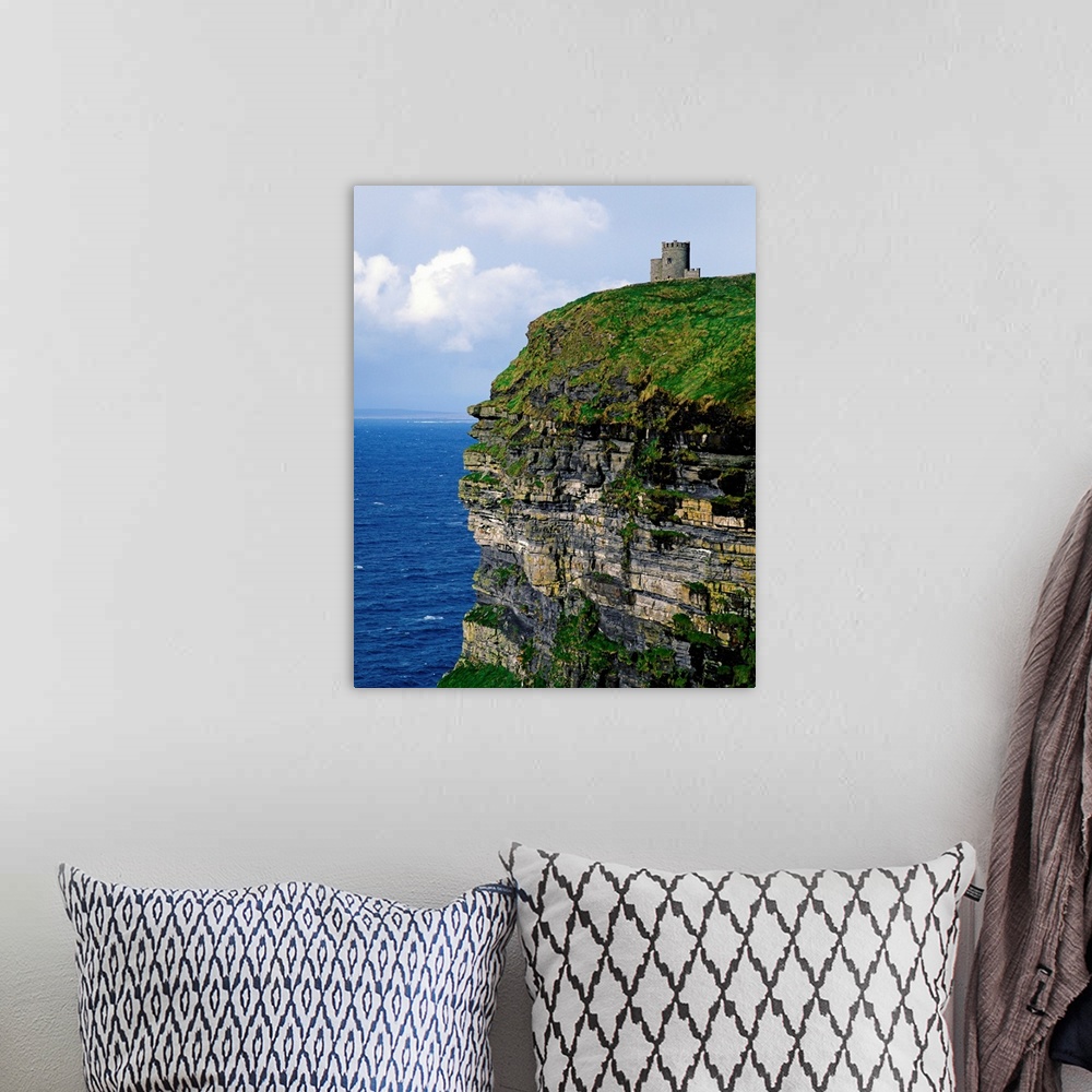 A bohemian room featuring Castle On A Cliff, O'Brien's Tower, Cliffs Of Moher, County Clare, Republic Of Ireland