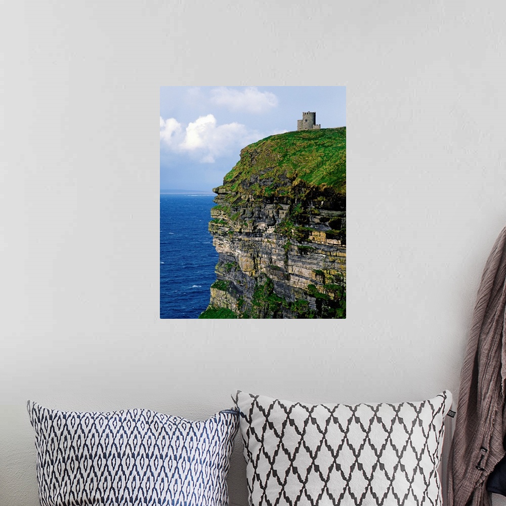 A bohemian room featuring Castle On A Cliff, O'Brien's Tower, Cliffs Of Moher, County Clare, Republic Of Ireland
