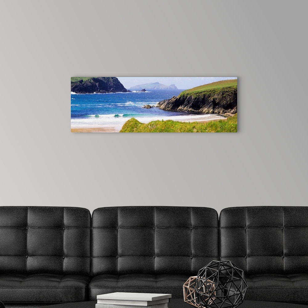 A modern room featuring Clogher Beach, Blasket Islands, Dingle Peninsula, County Kerry, Ireland