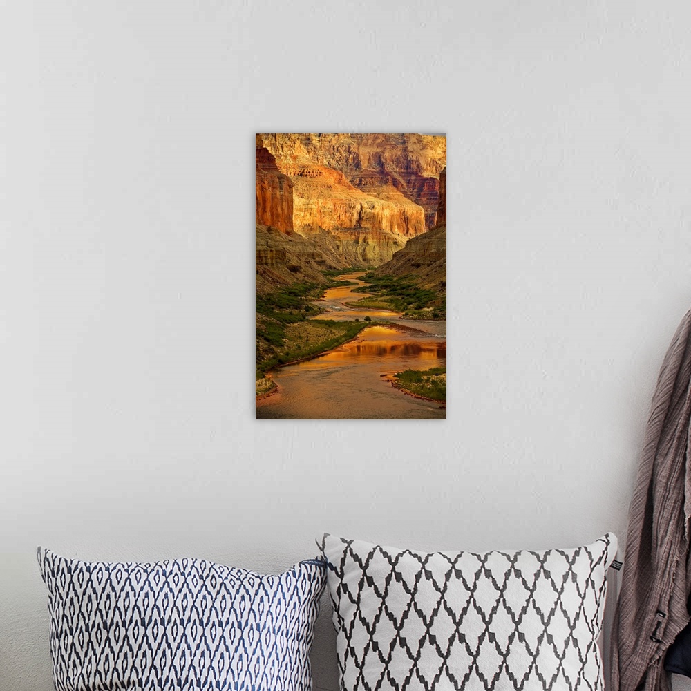A bohemian room featuring Colorado River, Marble Canyon, Grand Canyon National Park, Arizona.