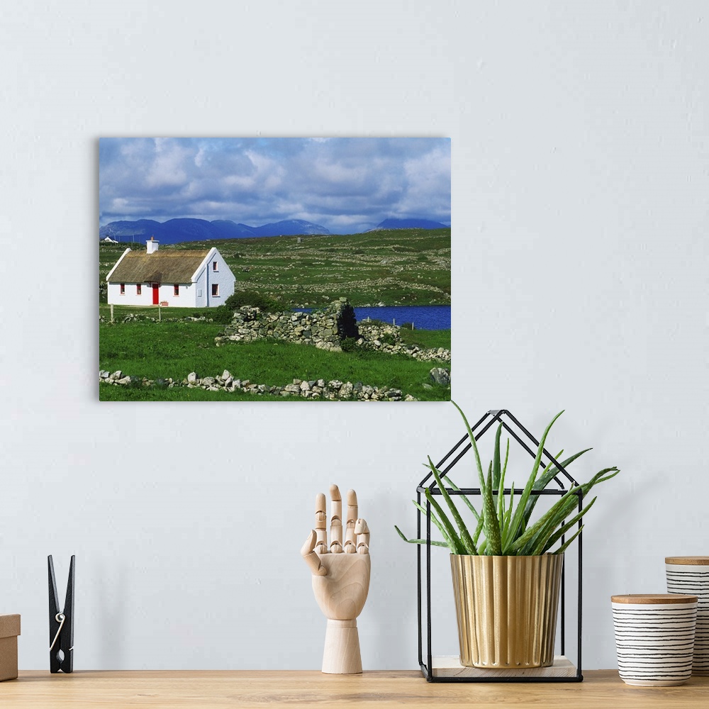 A bohemian room featuring Connemara, Co Galway, Ireland, Cottages Near Clifden