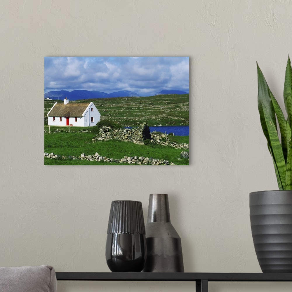 A modern room featuring Connemara, Co Galway, Ireland, Cottages Near Clifden