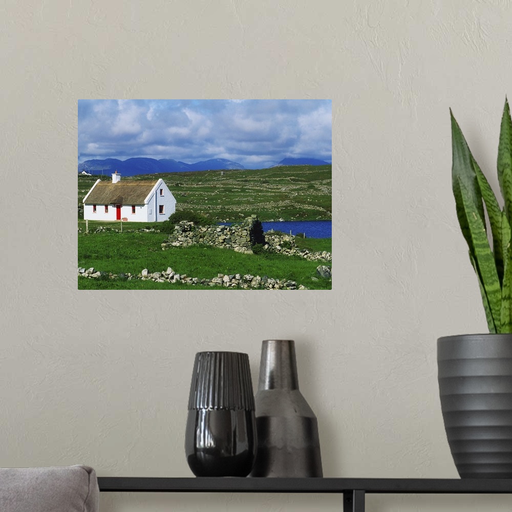 A modern room featuring Connemara, Co Galway, Ireland, Cottages Near Clifden