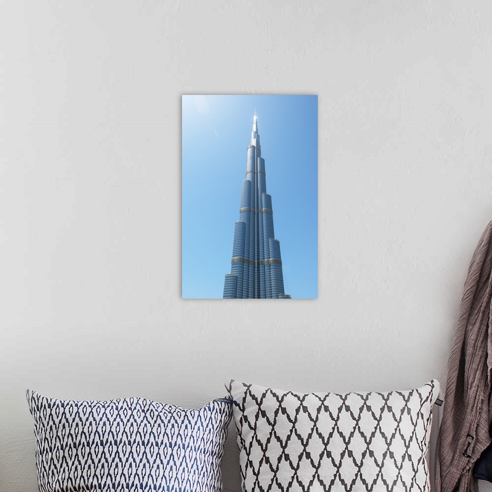 A bohemian room featuring Detail of the Burj Khalifa, Dubai, United Arab Emirates