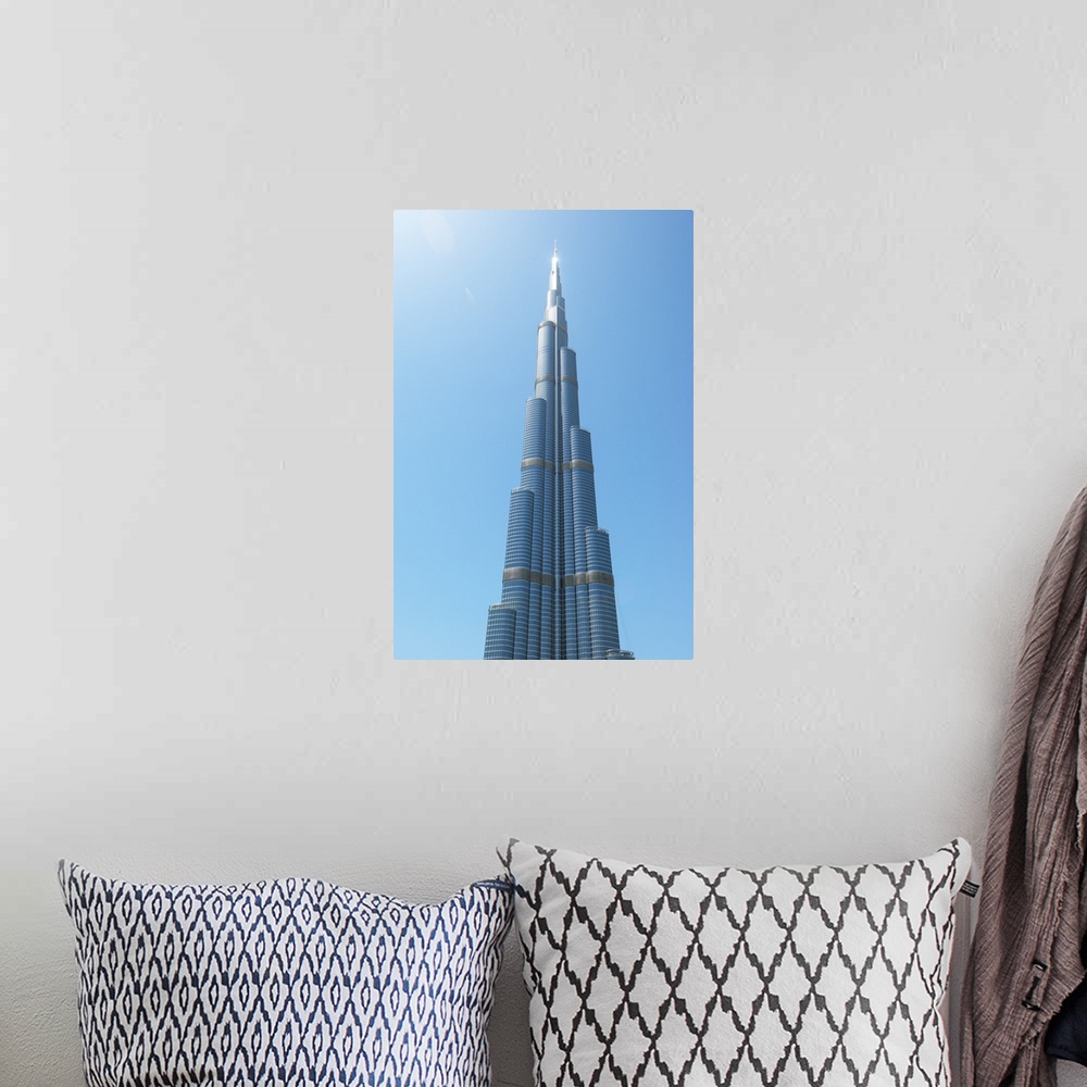 A bohemian room featuring Detail of the Burj Khalifa, Dubai, United Arab Emirates