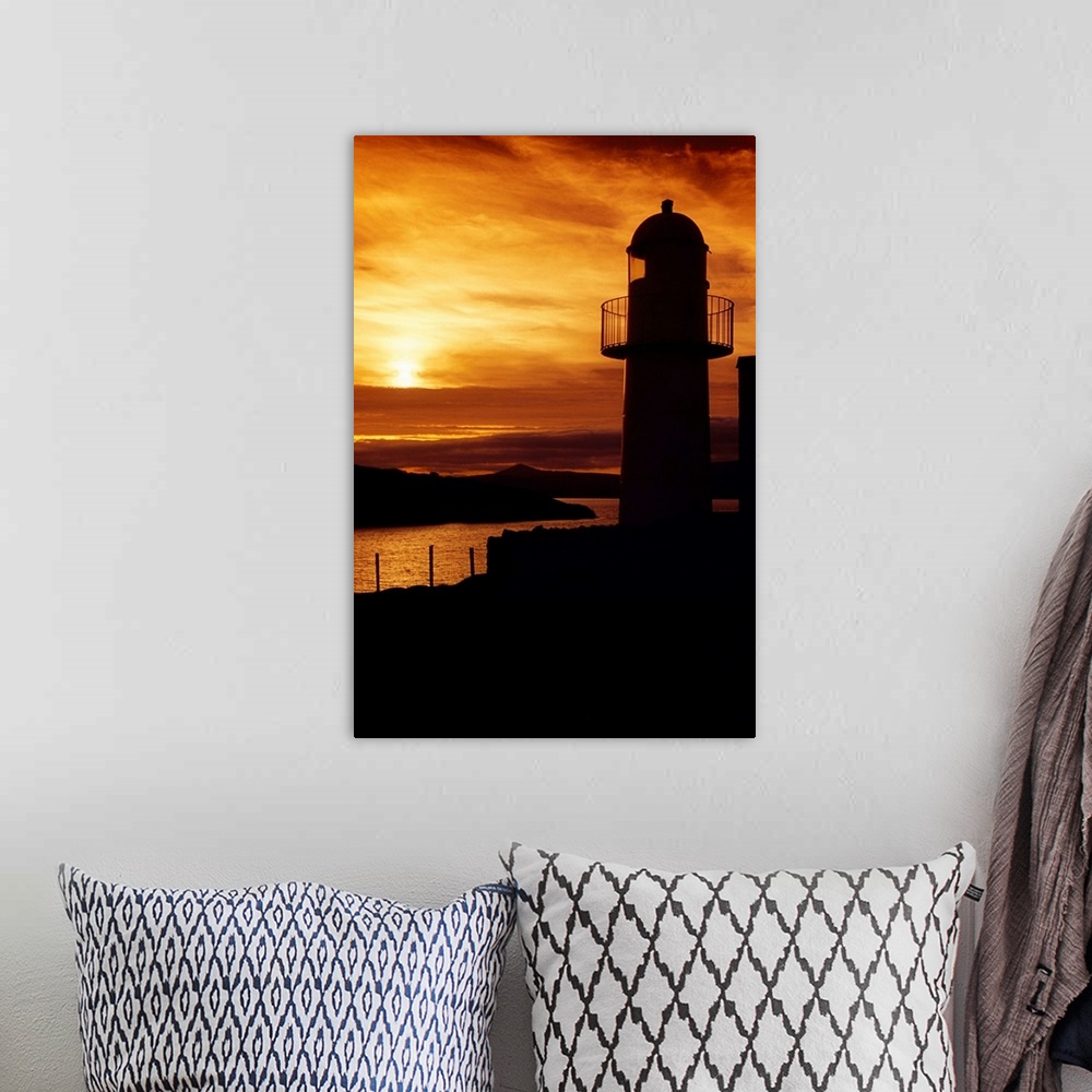 A bohemian room featuring Dingle Lighthouse, Dingle Peninsula, County Kerry, Ireland