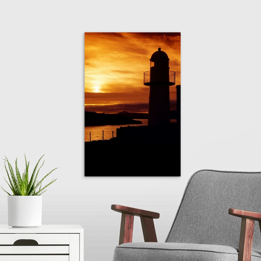 A modern room featuring Dingle Lighthouse, Dingle Peninsula, County Kerry, Ireland