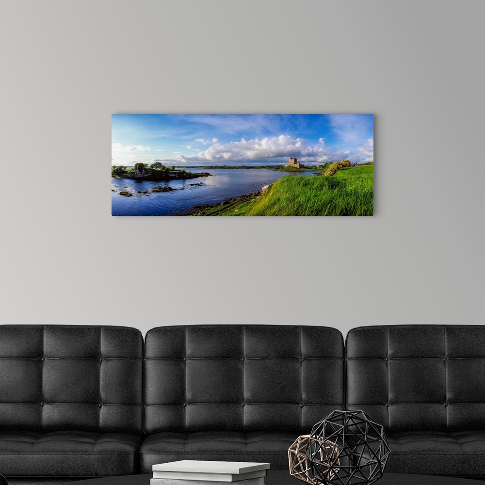 A modern room featuring Dunguaire Castle, Kinvara, Co Galway, Ireland.