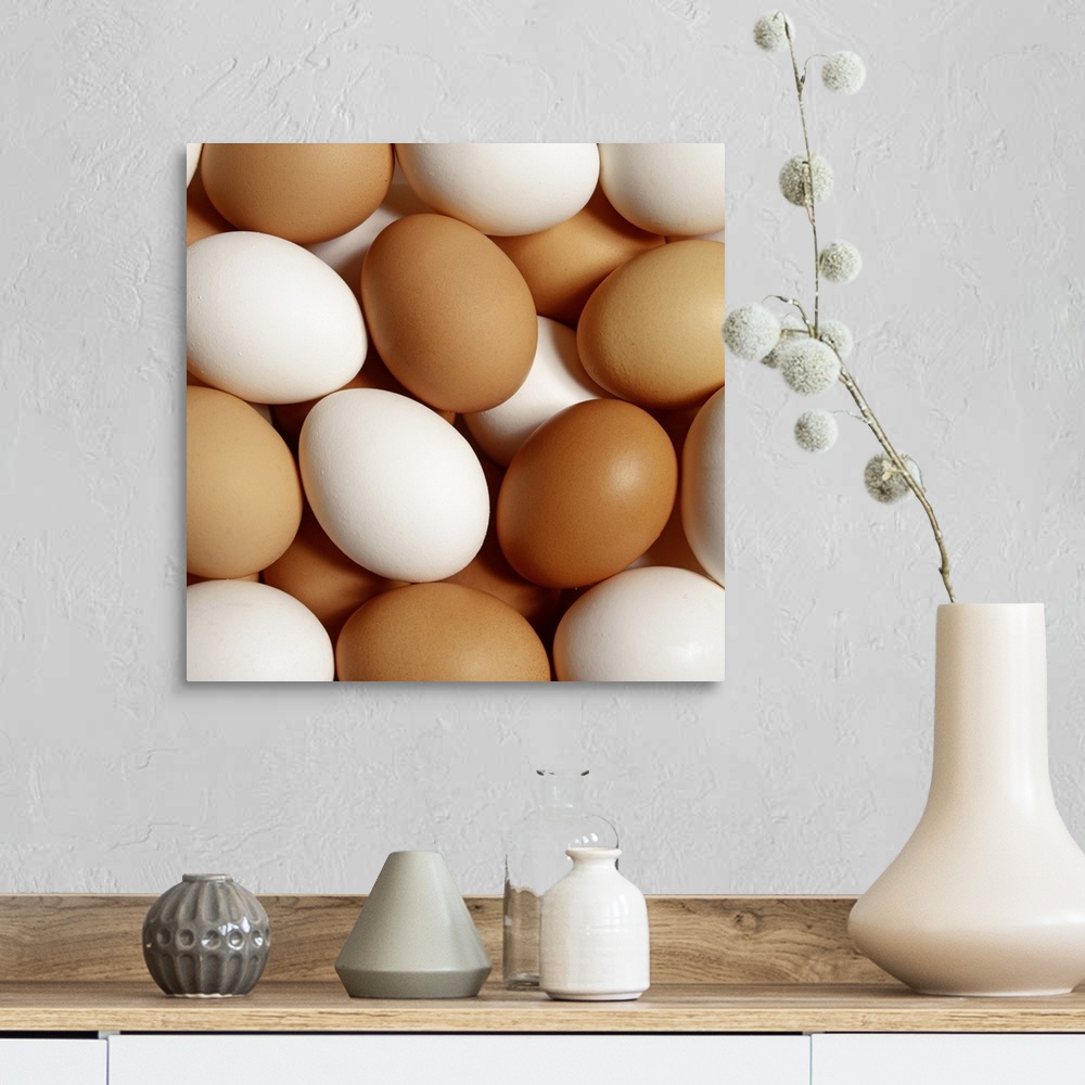 A farmhouse room featuring Eggs
