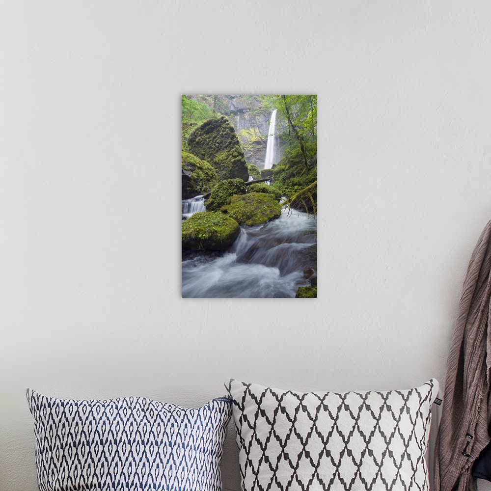 A bohemian room featuring Elowah Falls, Columbia River Gorge, Oregon