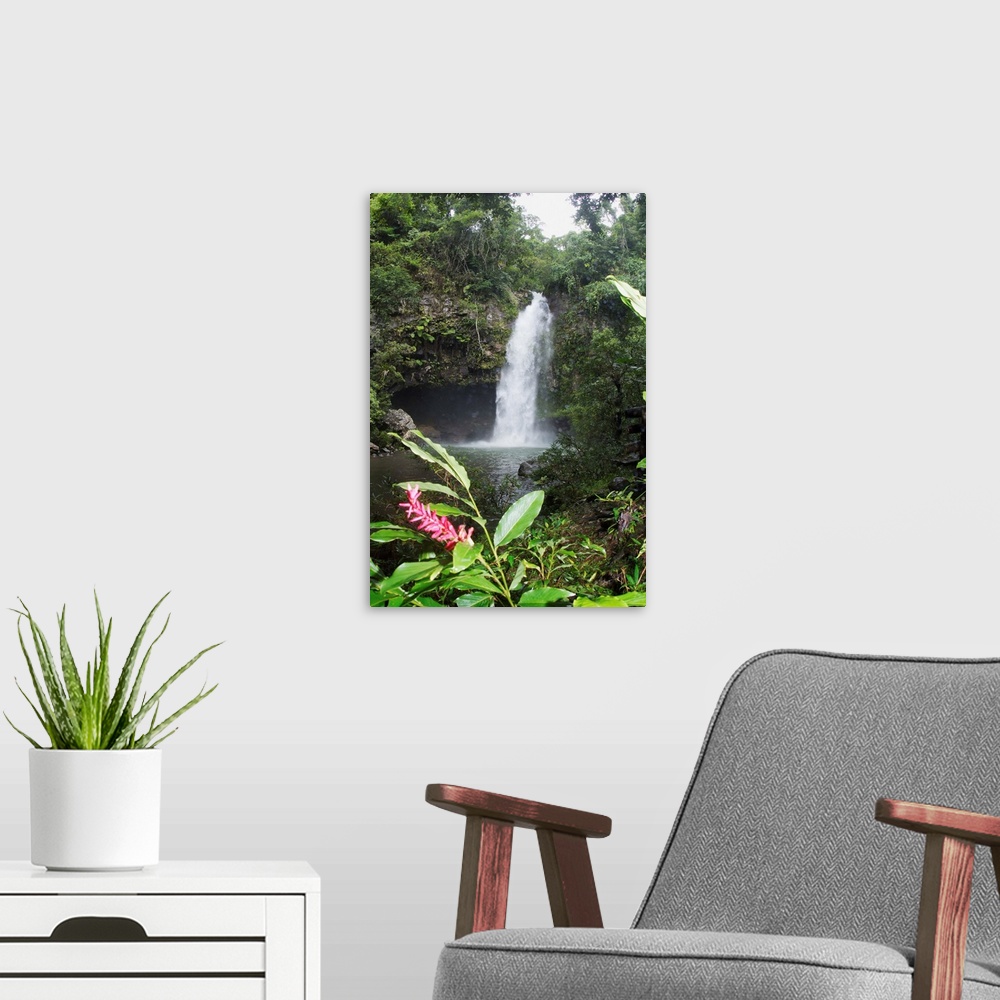 A modern room featuring Fiji, Taveuni, Bouma National Heritage Park, Tavoro Waterfall