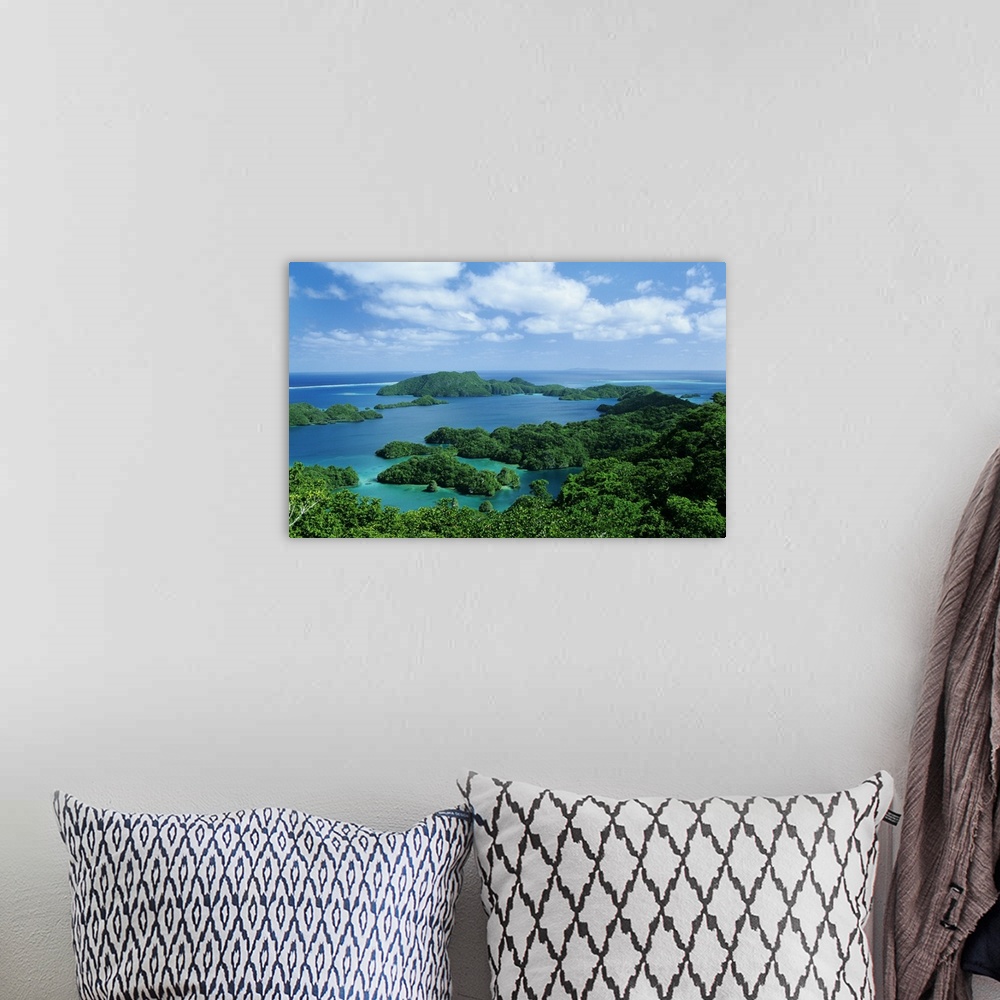A bohemian room featuring Fiji, Vanua Balavu, Landscape Overlooking Bay Of Islands