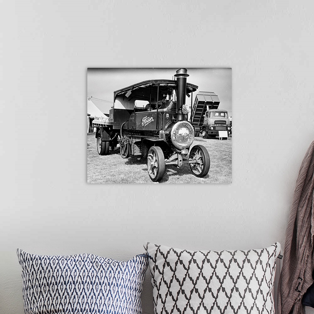 A bohemian room featuring Foden Steam Wagon 'The Pride of Edwin' 1916. Foden Trucks was a British truck and bus manufacturi...