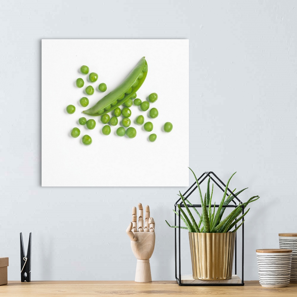 A bohemian room featuring Fresh Green Peas From The Pod