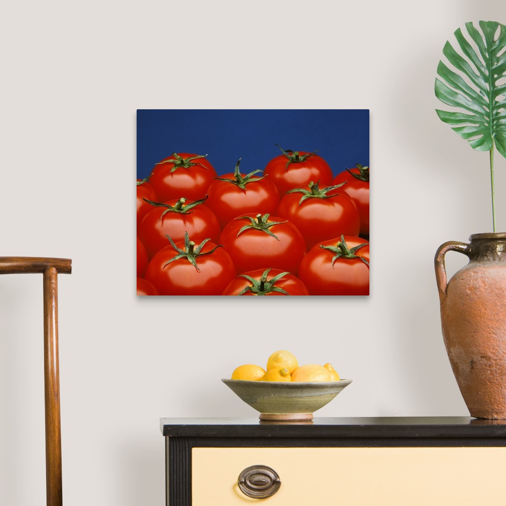 A traditional room featuring Fresh market tomatoes