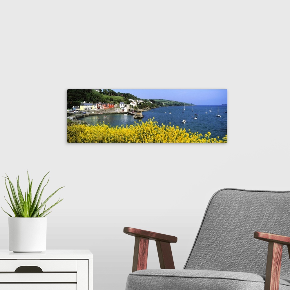 A modern room featuring Glandore Village And Harbour, Co Cork, Ireland
