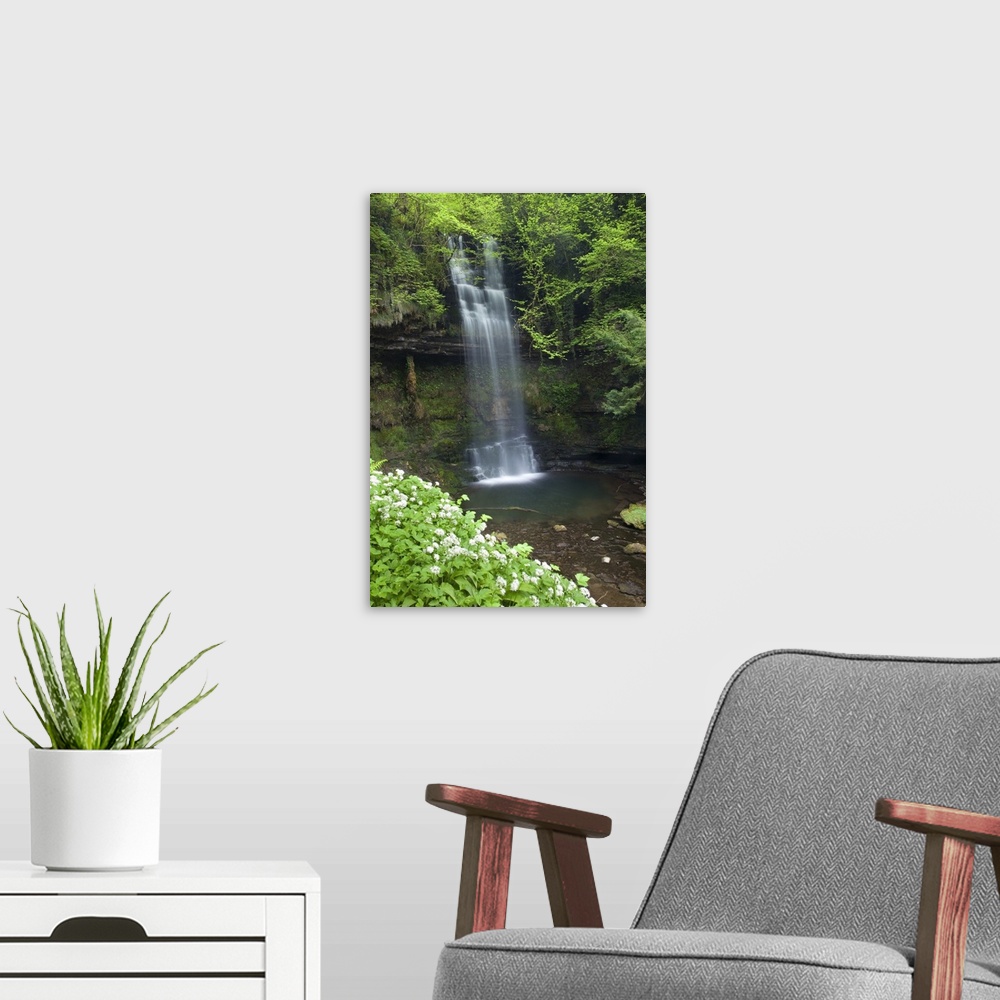 A modern room featuring Glencar Waterfall, County Sligo, Ireland