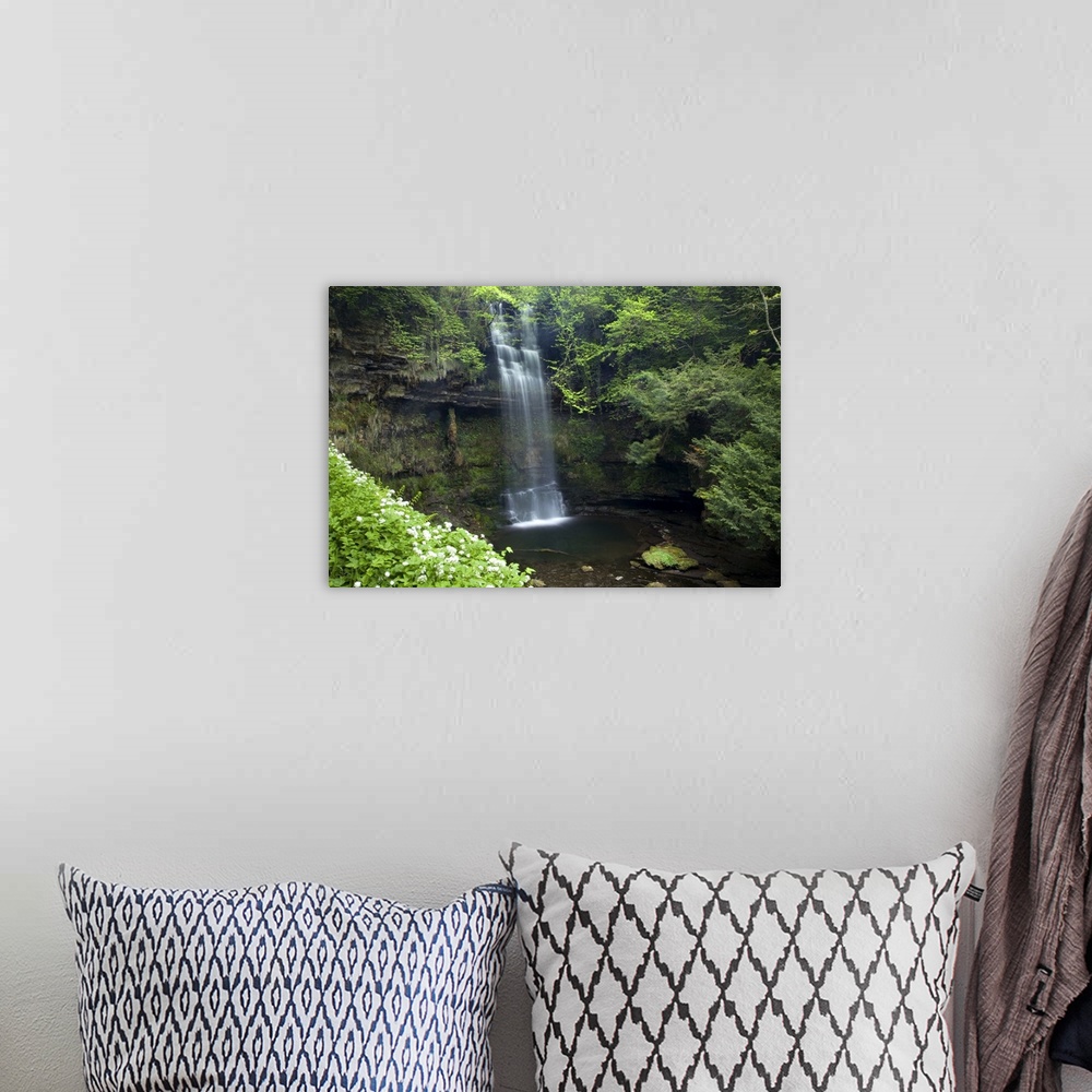 A bohemian room featuring Glencar Waterfall, County Sligo, Ireland