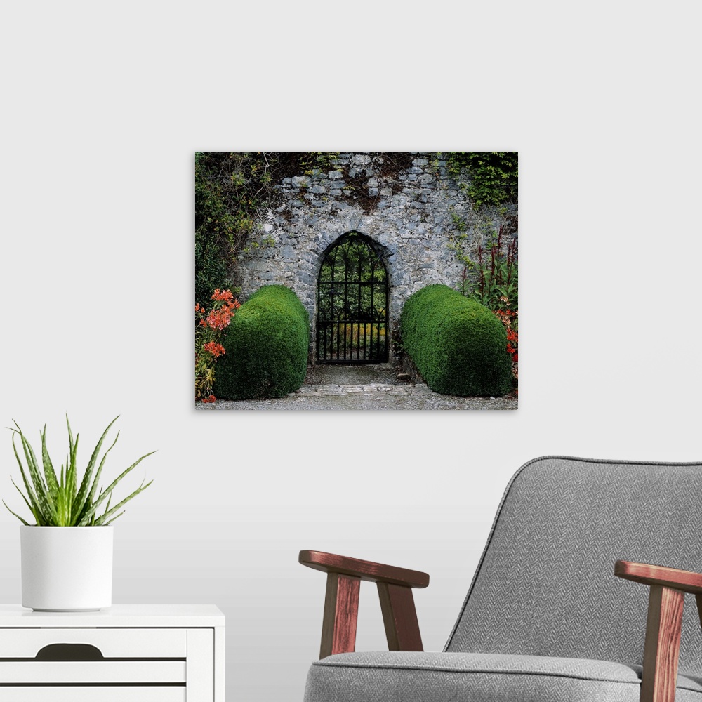 A modern room featuring Gothic Entrance Gate, Walled Garden, Ardsallagh, Co Tipperary, Ireland