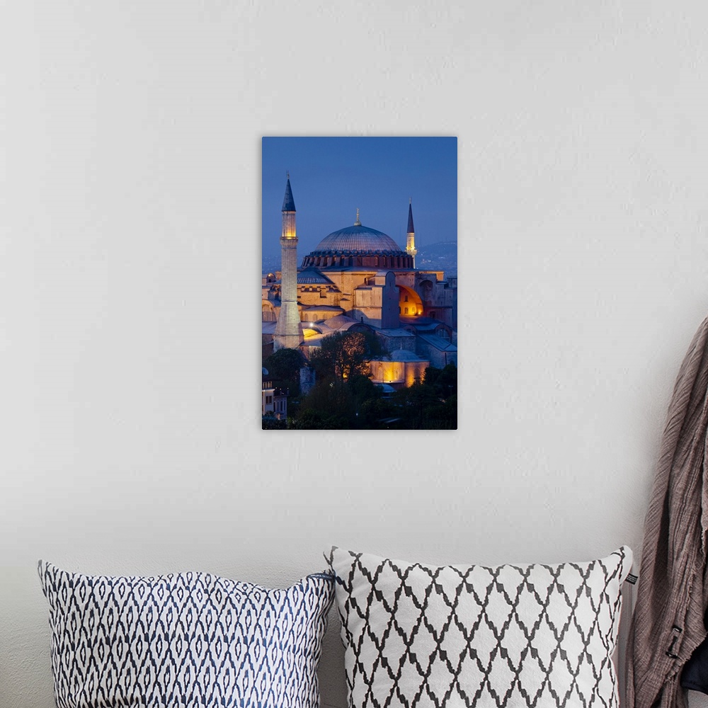 A bohemian room featuring Hagia Sophia, Istanbul, Turkey