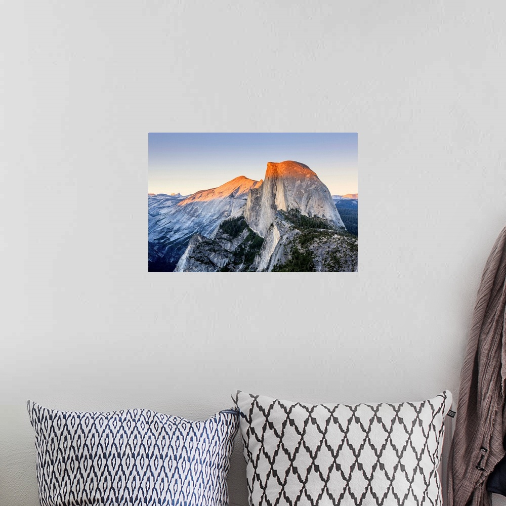 A bohemian room featuring Half Dome at sunset from Glacier Point, Yosemite National Park, California, United States of Amer...