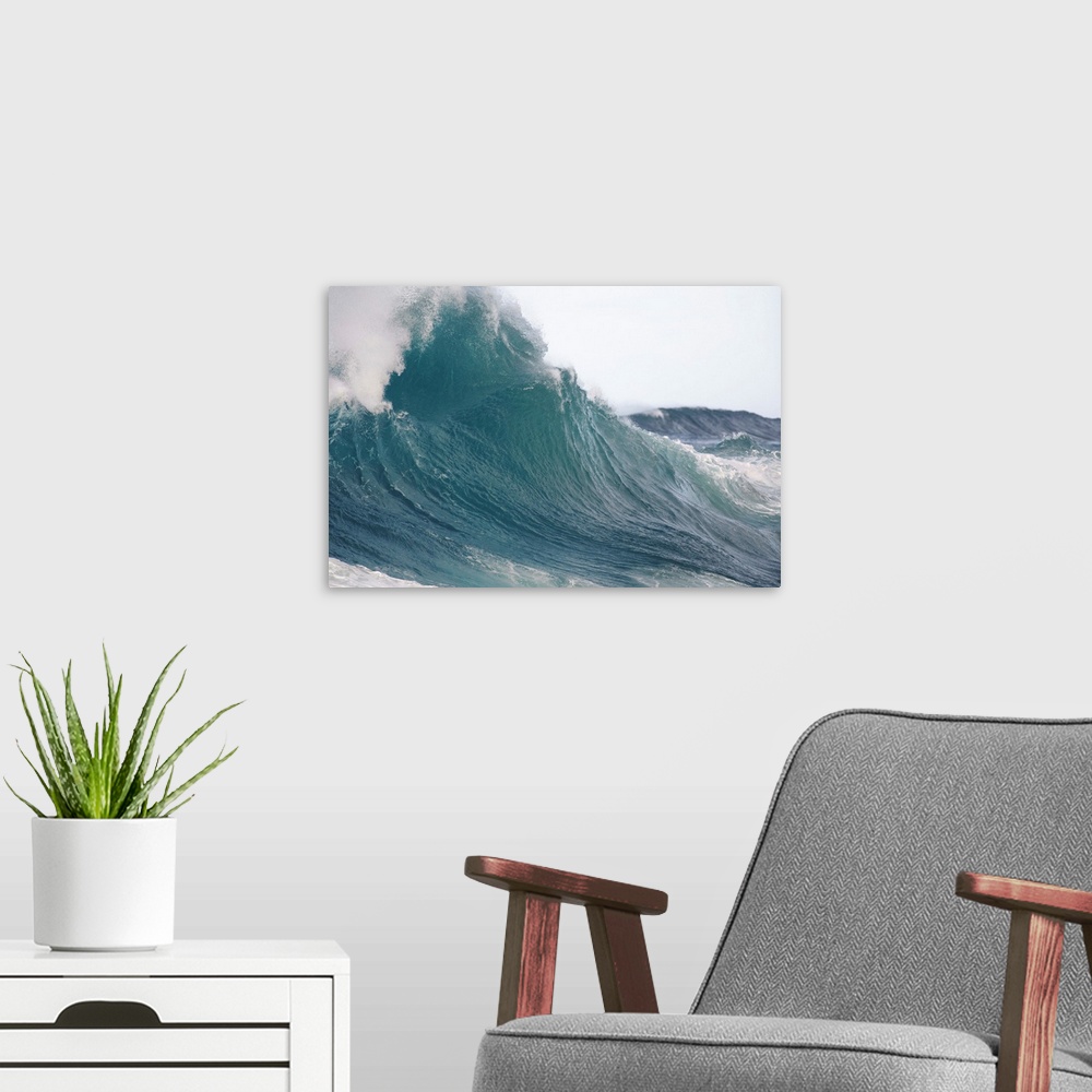 A modern room featuring Hawaii, Big Powerful Wave Break
