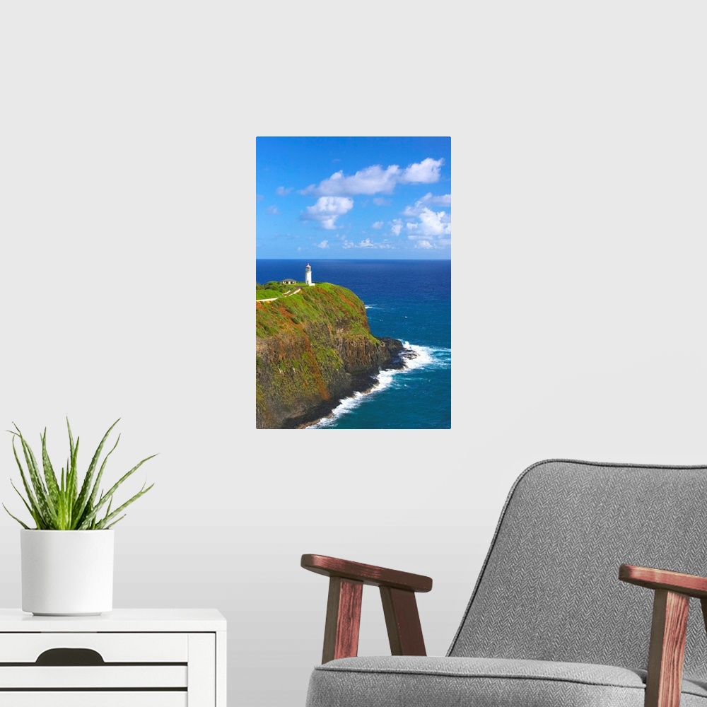 A modern room featuring Hawaii, Kauai, Kilauea Point Lighthouse At Kilauea National Wildlife Refuge