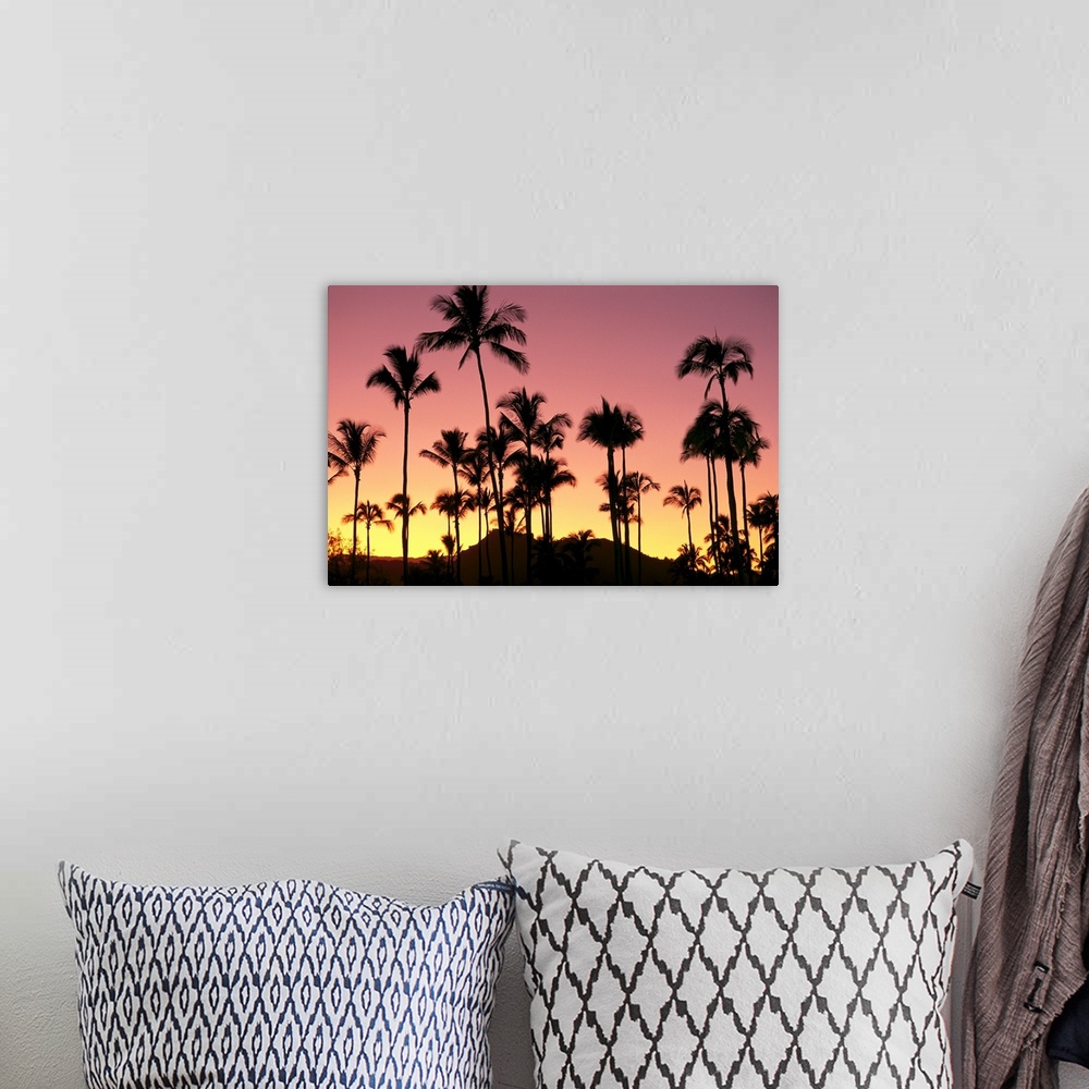 A bohemian room featuring Hawaii, Kauai, Sleeping Giant And Coconut Grove At Sunset
