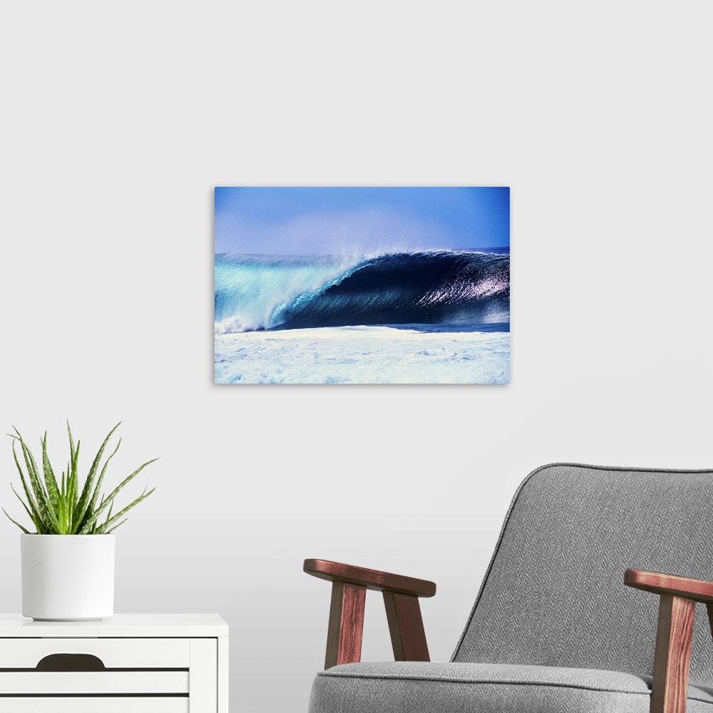A modern room featuring Hawaii, Oahu, Perfect Wave At Pipeline