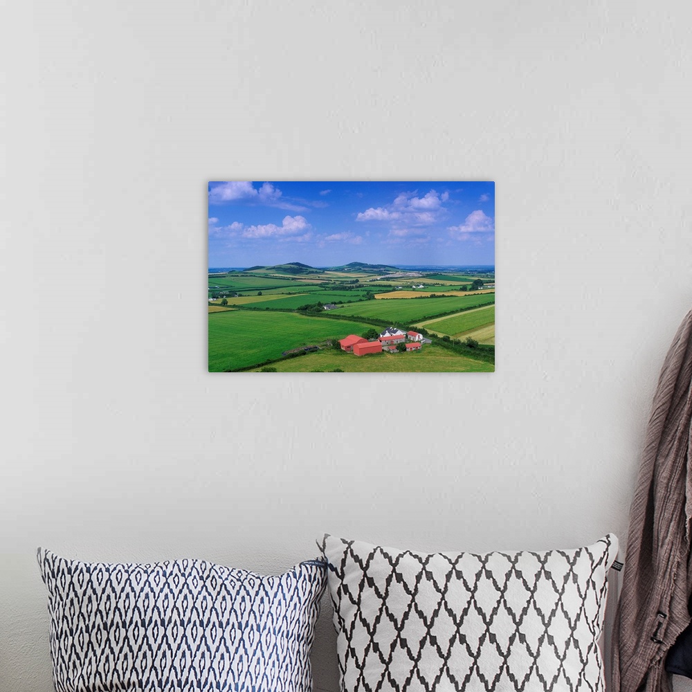 A bohemian room featuring High Angle View Of Fields, Stradbally, County Laois, Republic Of Ireland