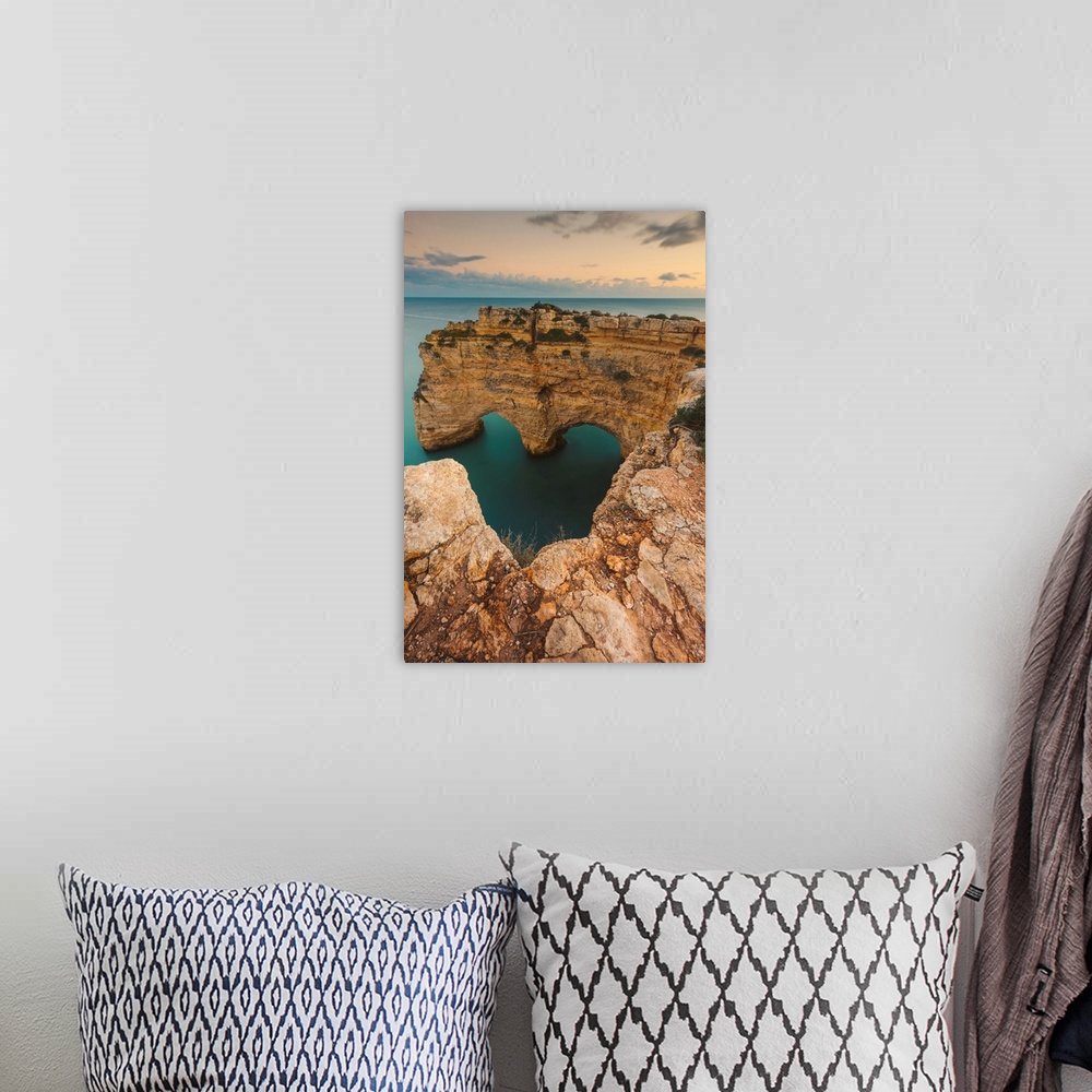 A bohemian room featuring Iconic rock formation, Arcos Naturais, Heart of the Algarve, and the turquoise water of the Atlan...