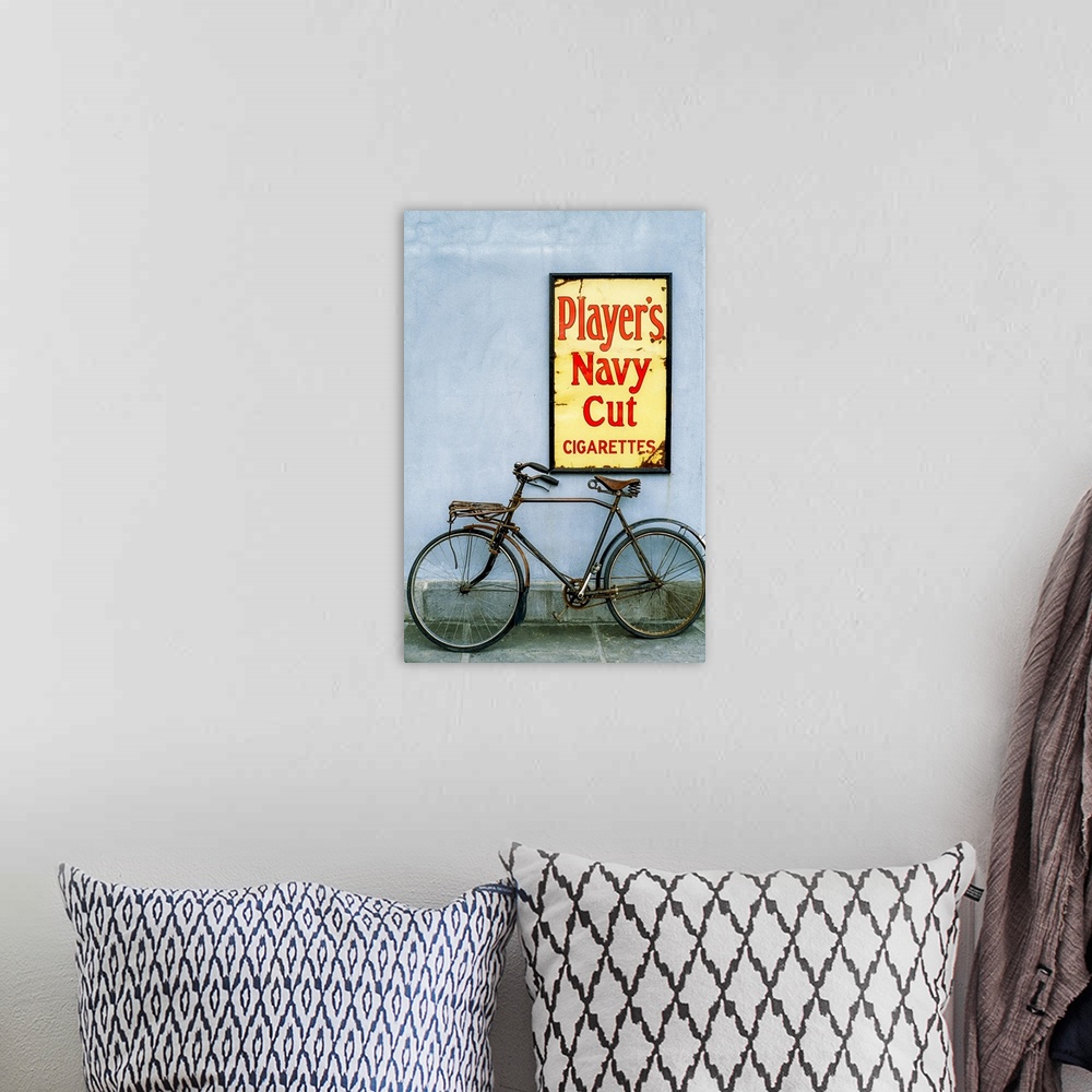 A bohemian room featuring Ireland; Bicycle.