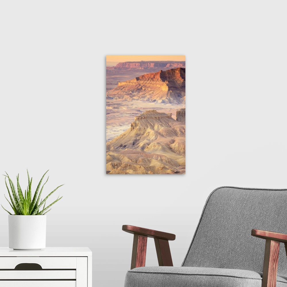 A modern room featuring Kelly Grade Overlook In The Grand Staircase, Escalante Monument Area, Utah, USA
