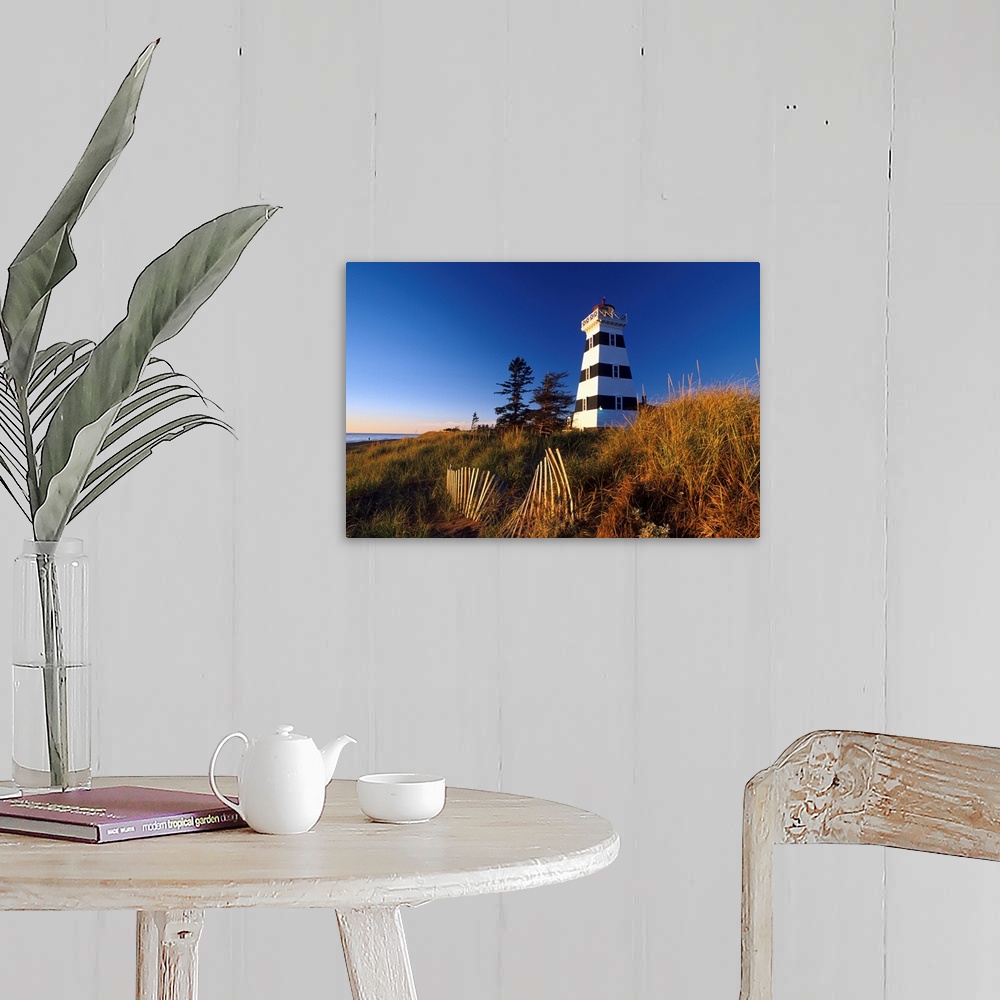 A farmhouse room featuring Lighthouse, Cedar Dunes Provincial Park, Prince Edward Island, Canada