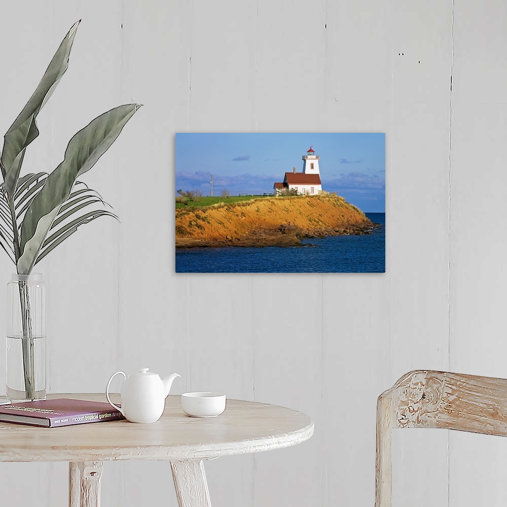 A farmhouse room featuring Lighthouse On Prince Edward Island, Canada