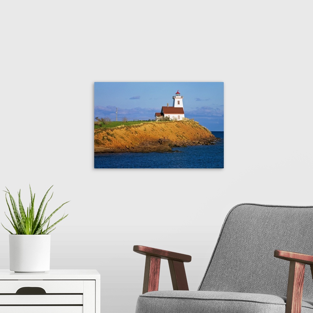 A modern room featuring Lighthouse On Prince Edward Island, Canada