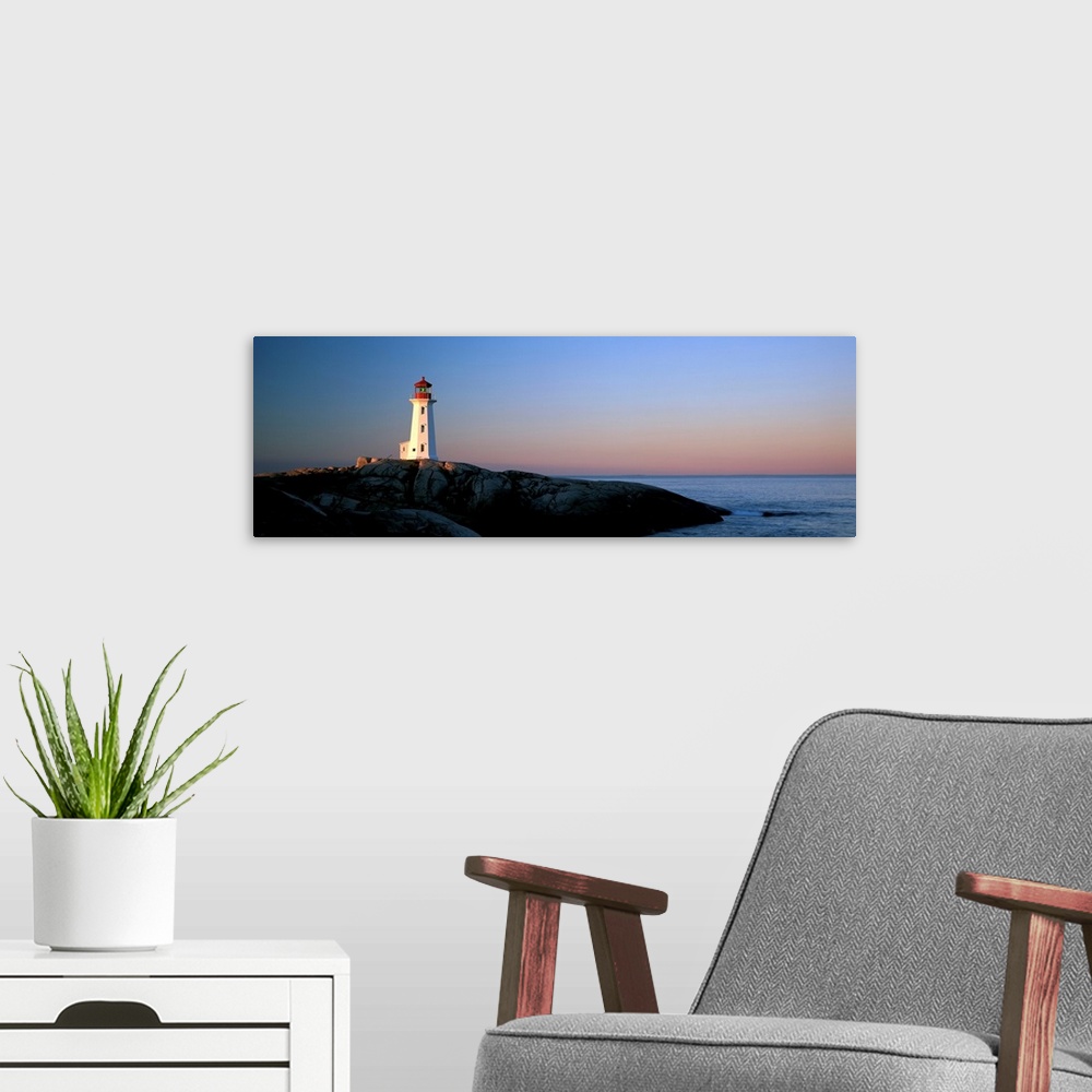 A modern room featuring Lighthouse, Peggy's Cove, Nova Scotia, Canada