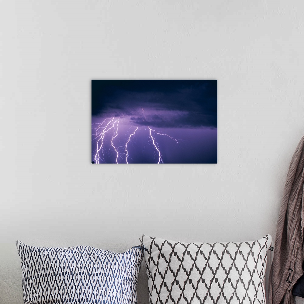 A bohemian room featuring Lightning And Thunderclouds