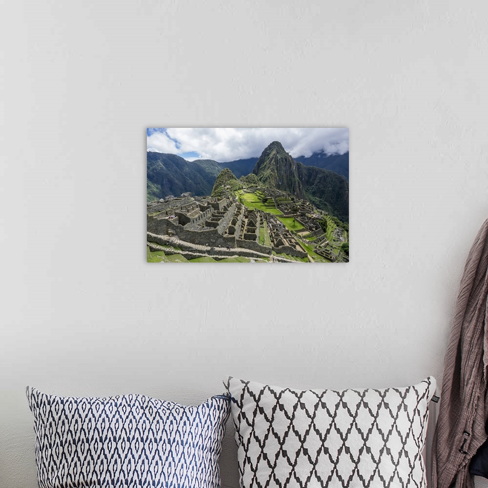 A bohemian room featuring Machu Picchu; Cuzco Province, Peru
