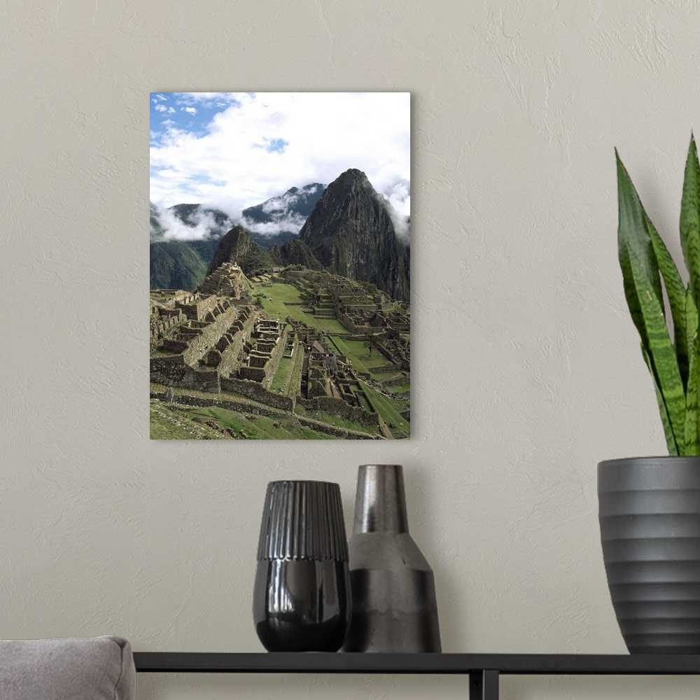 A modern room featuring Machu Picchu; Peru, South America