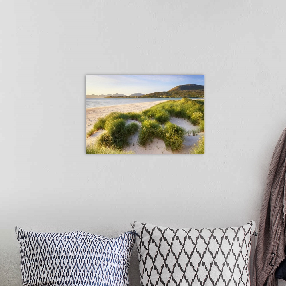 A bohemian room featuring Marram Grass and Dunes, Sound of Taransay, Isle of Harris, Scotland