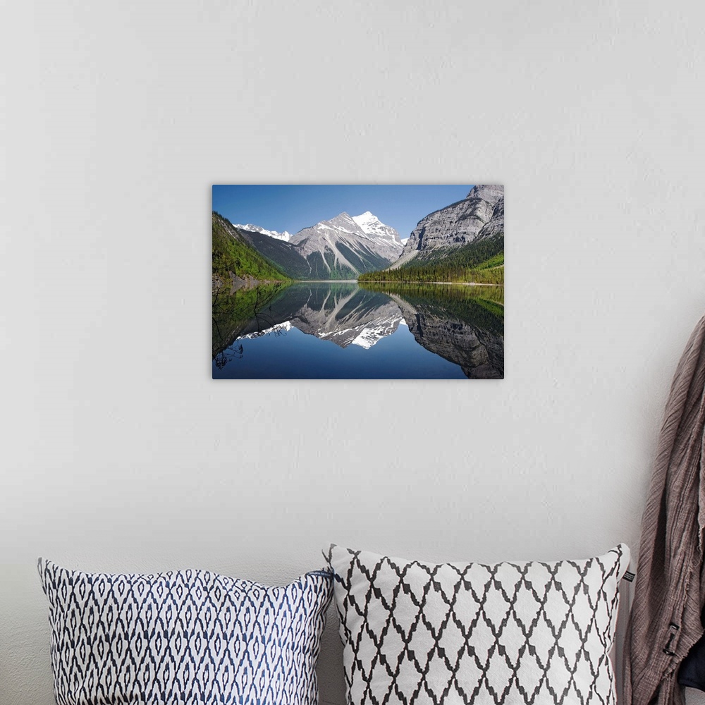 A bohemian room featuring Mckinney Lake, Mount Robson Provincial Park, Jasper, Alberta, Canada