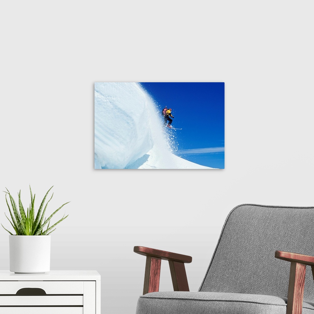 A modern room featuring Mount Hood National Forest, Oregon, USA, Downhill Skiing On Mountain