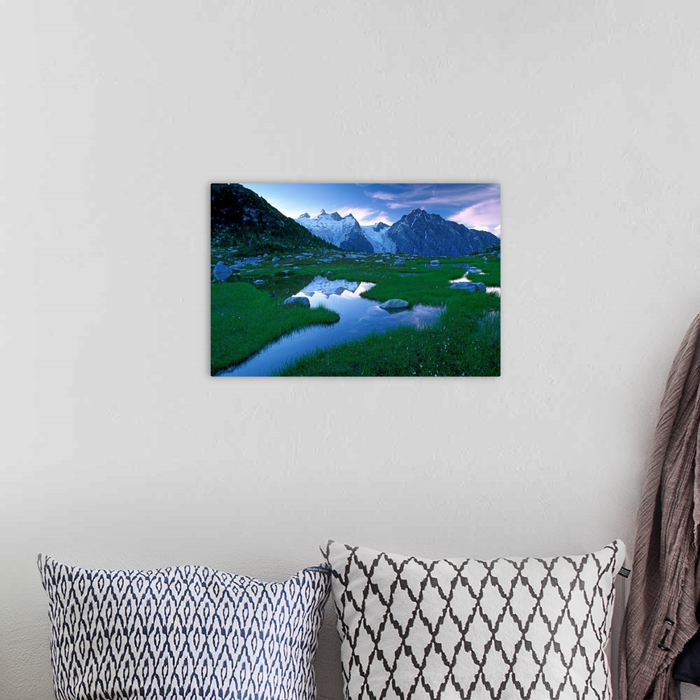 A bohemian room featuring Nabob Pass With Deception Point And Mt. Mercator, British Columbia, Canada