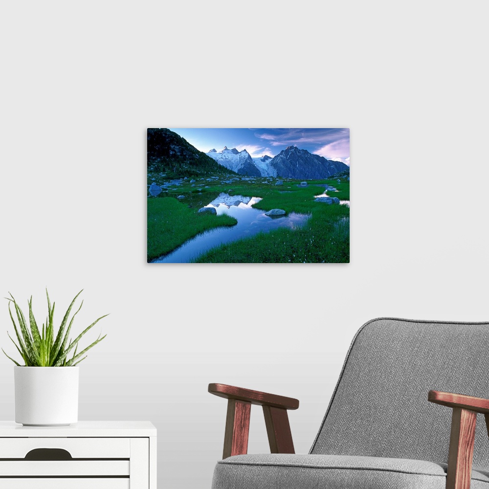 A modern room featuring Nabob Pass With Deception Point And Mt. Mercator, British Columbia, Canada