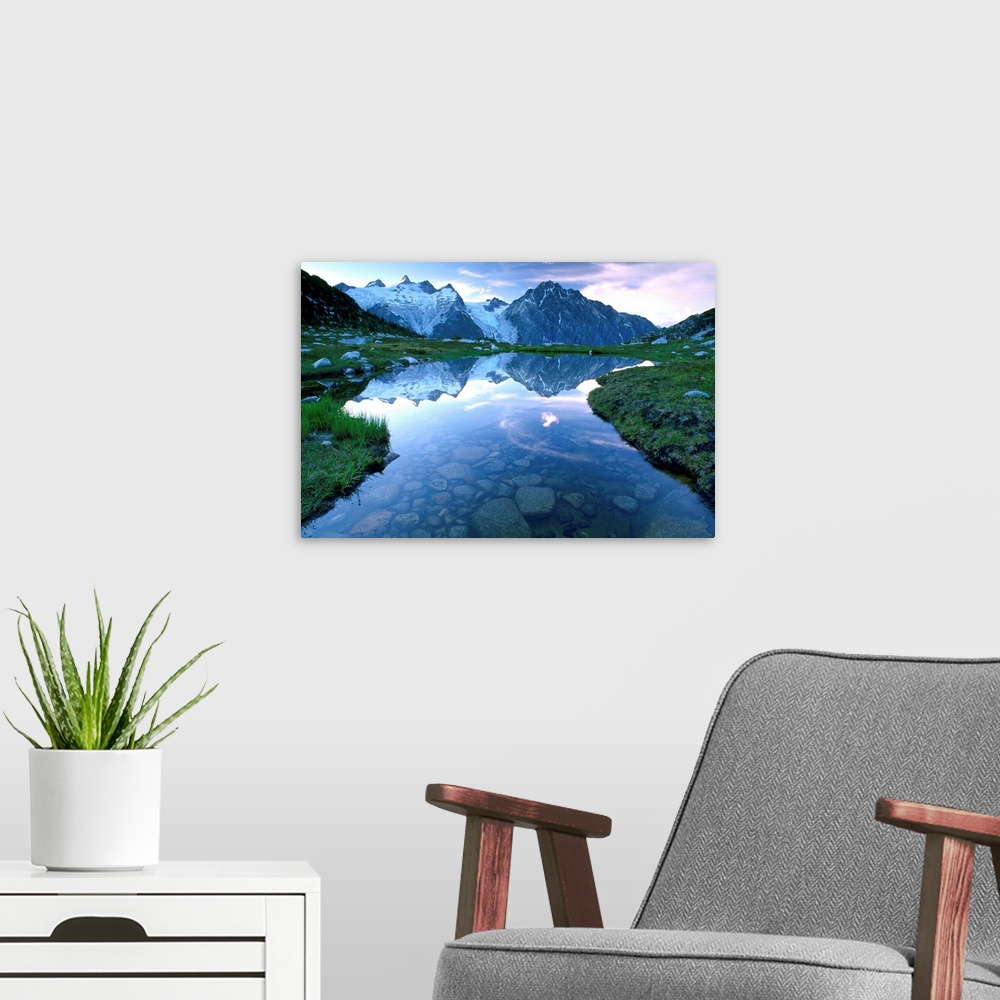 A modern room featuring Nabob Pass With Deception Point And Mt. Mercator, British Columbia, Canada